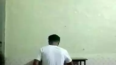Local sex video of an 18-year-old girl fucking with BF