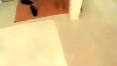 Pretty NCR Babe Masturbating On The Floor Using A Dildo