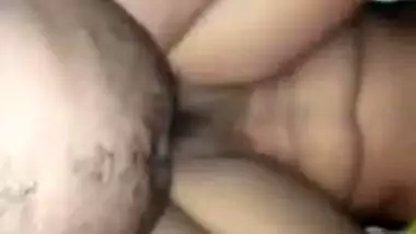 Desi lovely has the man's XXX pepper in her hairy pussy MMS