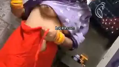 Desi mom dress change boobs show to horny son