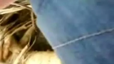 Couple having outdoor fun