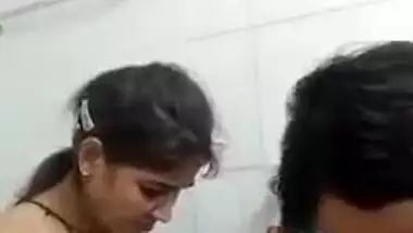 Indian couple bathroom sex action movie scene
