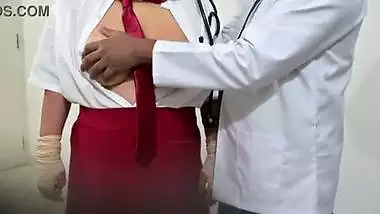 Indian doctor using student in hospital