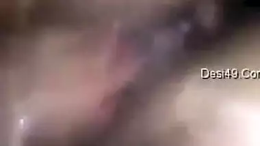 Porn clip about Indian whore taking her natural breasts out and fingering vagina