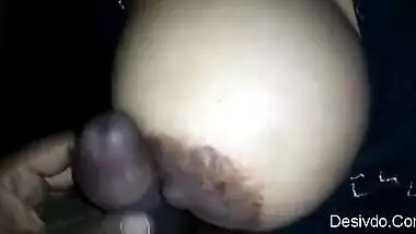 MDBB-Indian aunty’s huge boobs playing with huby’s cock