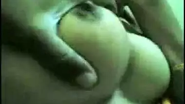 Enjoying big boobs of hot hyderabad bhabhi