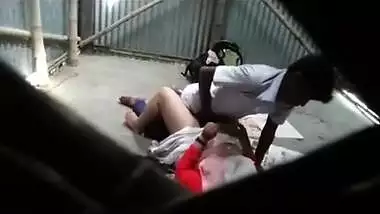 Outdoor fucking secretly captured