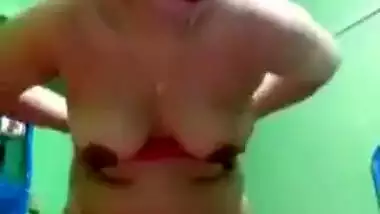 Desi sexy bhabi with hot dress