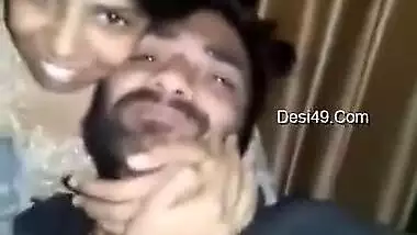 Today Exclusive- Desi Couple Romance And Boob Sucking