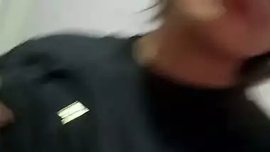 Paki girl boob show selfie video making viral MMS