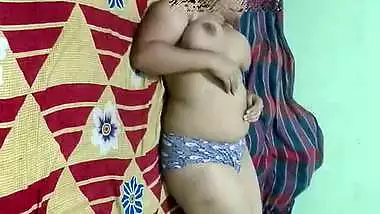 Newly married wife boobs sucking and foreplay sex