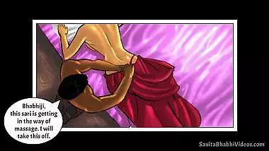 Desi Savita Bhabhi comic video where she tempts XXX partner with ass