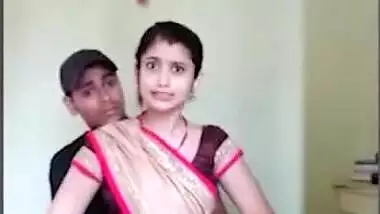 Beautiful desi babe with lover