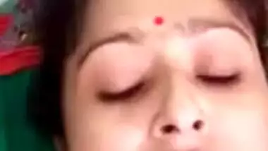 Beautiful Desi XXX wife having fun on a live video call with her lover