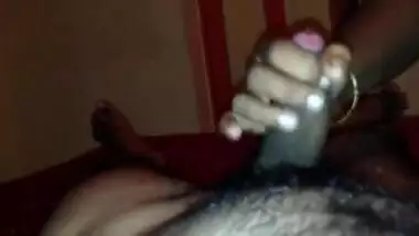 Indian aunty blowjob her hubby